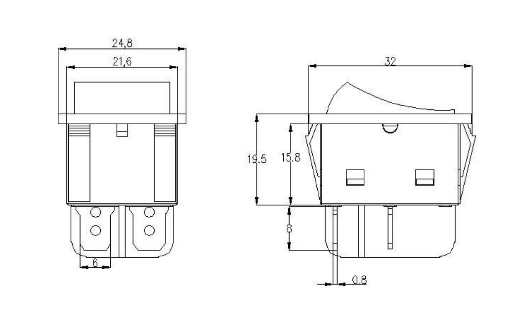 1. good custom rocker switchesKCD4 16A 250V Automotive Custom Rocker