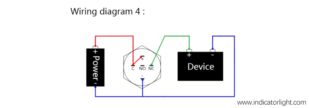 How to Wire a 12V Push Button Switch With LED?
