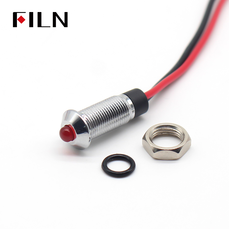 LED Pilot Light Indicator Metal Indicator Light 6MM