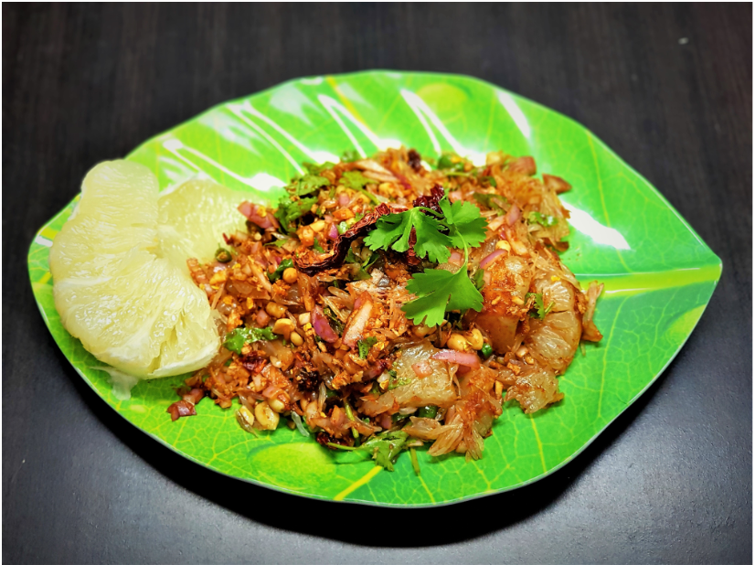 Pomelo Salad Vegetarian Recipe (Thai Pomelo Salad Recipe) Indidiet