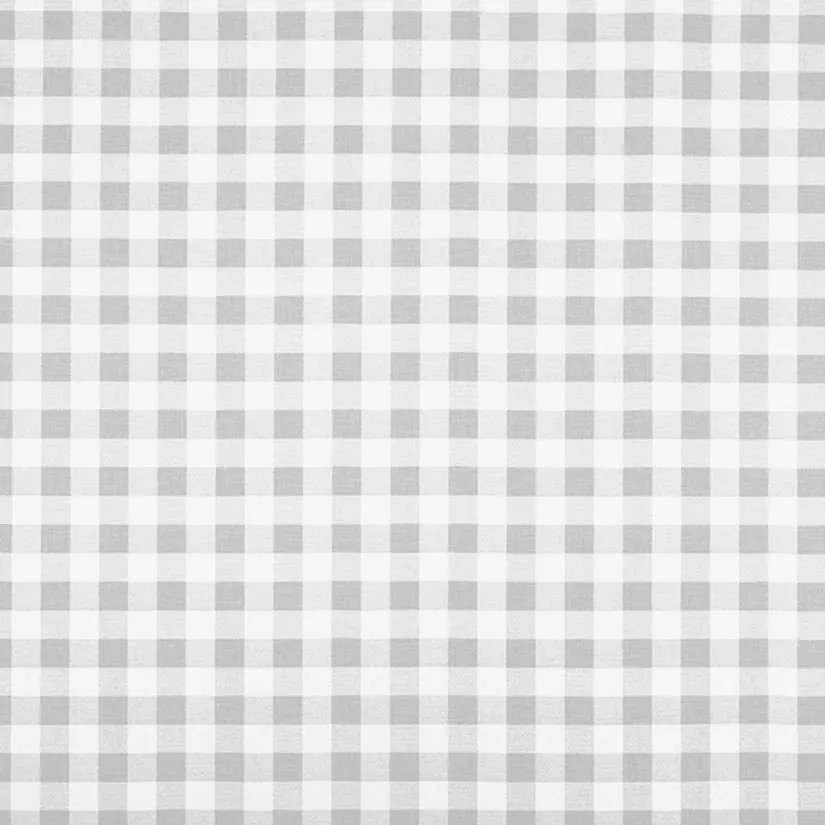 Plaid (Gingham Check) Flat Roman Shade