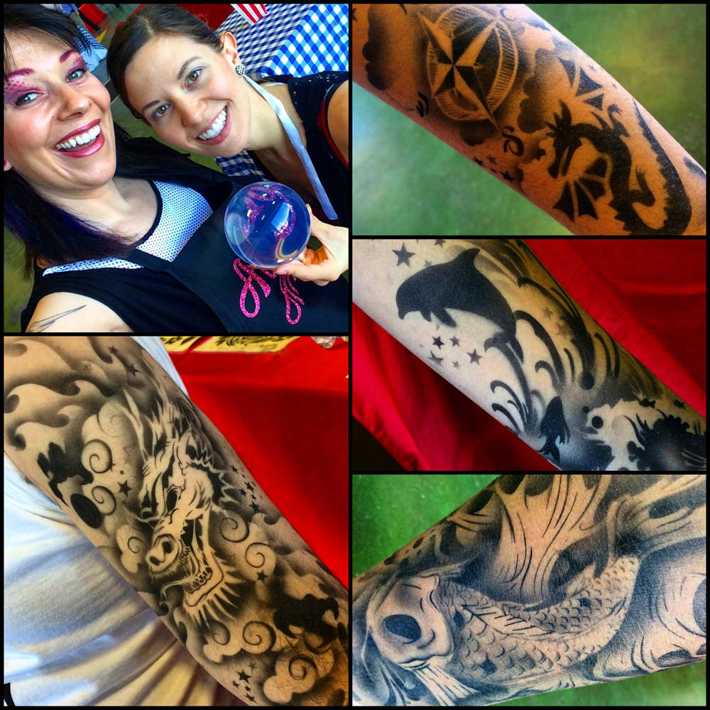 Airbrush Tattoos Indigo Circus