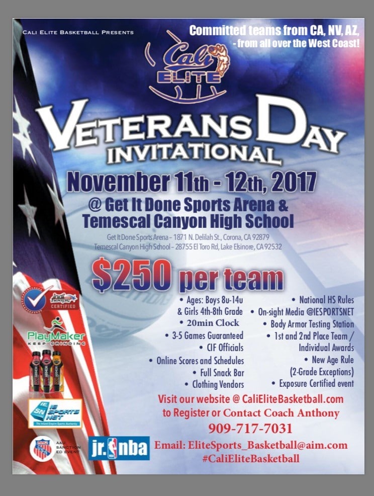 vetrans day 2023 VETERANS DAY INVITATIONAL (AAU SANCTIONED) AAU Basketball