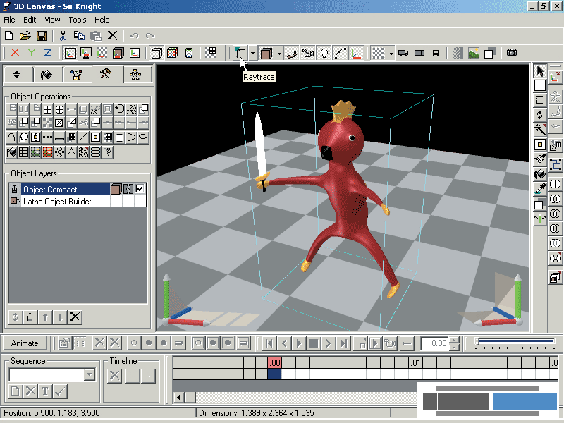 3DCrafter indir 3D Modelleme Ve Animasyon Programı