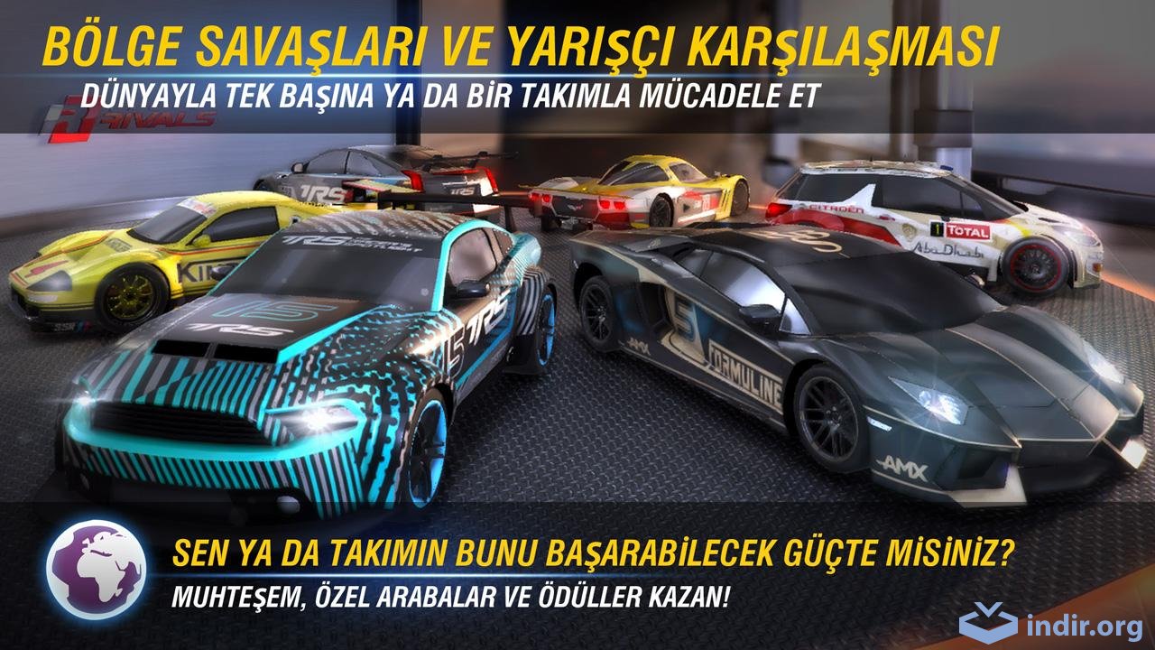Racing Rivals indir (Android) Android için Başarılı