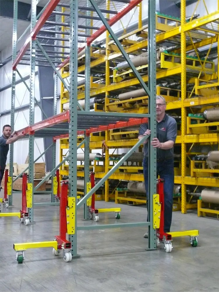 Product Spotlight Gondola Train's Pallet Rack Mover Indoff
