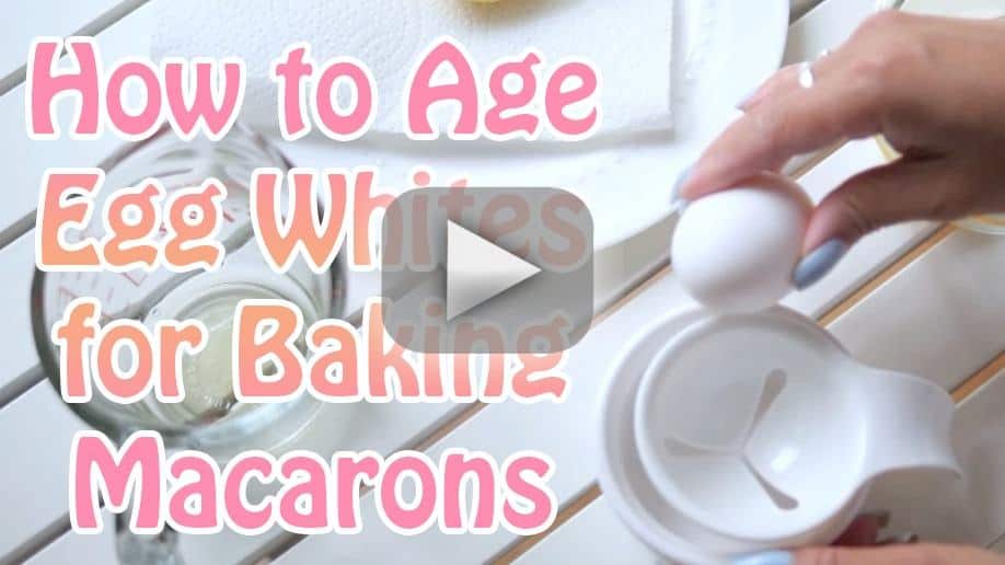 How to Age Egg Whites for Baking Macarons