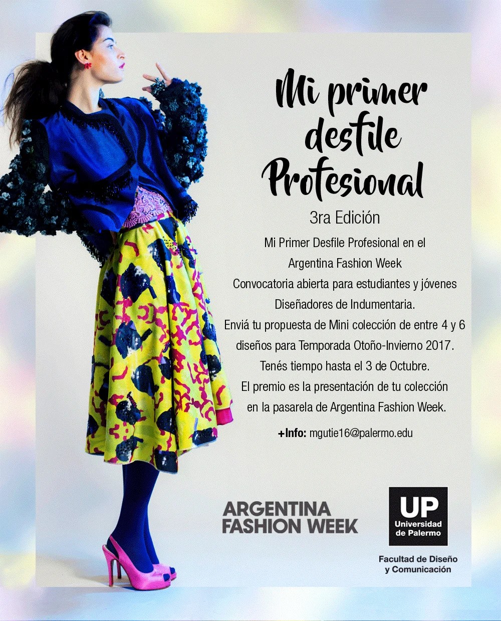 Mi primer desfile profesional en Argentina Fashion Week Indumentaria