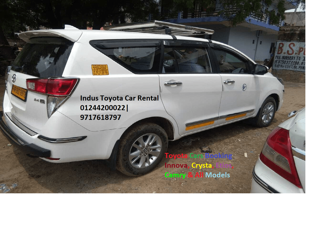 Rent Toyota Cars Innova Crysta Etios & Camry 01244200022