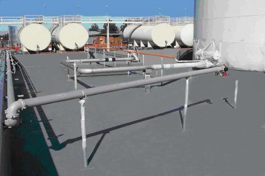 Secondary Containment Area Painting Overflow Tank Painters & Coating