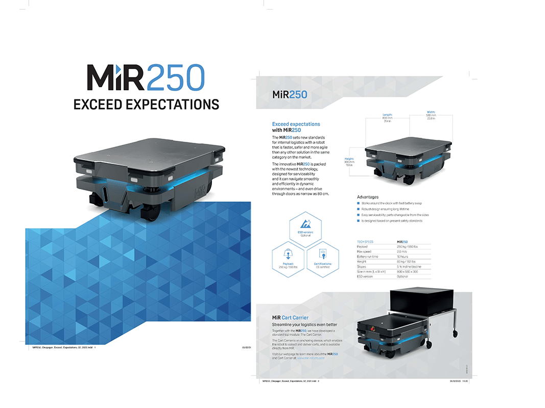 MiR250 Robot - Autonomous Motorized Robot | Industrial Control