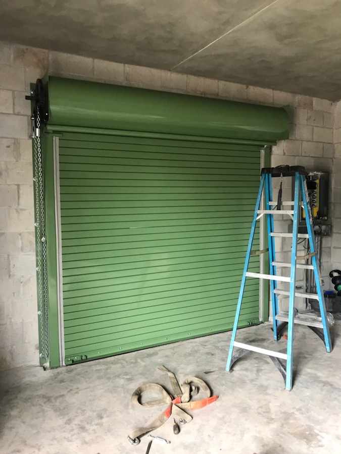 Powder Coated Rolling Steel Door Industrial Door Solution