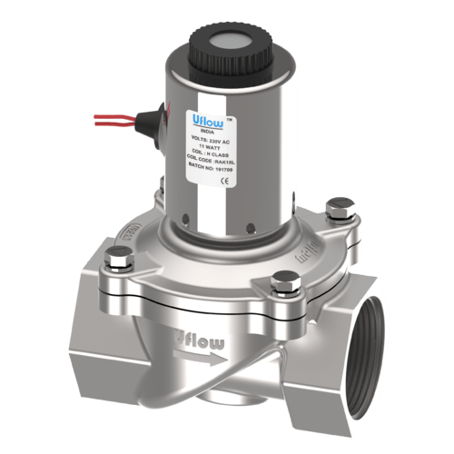 Uflow 1/2 Inch 2/2 Way High Temperature SemiLift Diaphragm Operated