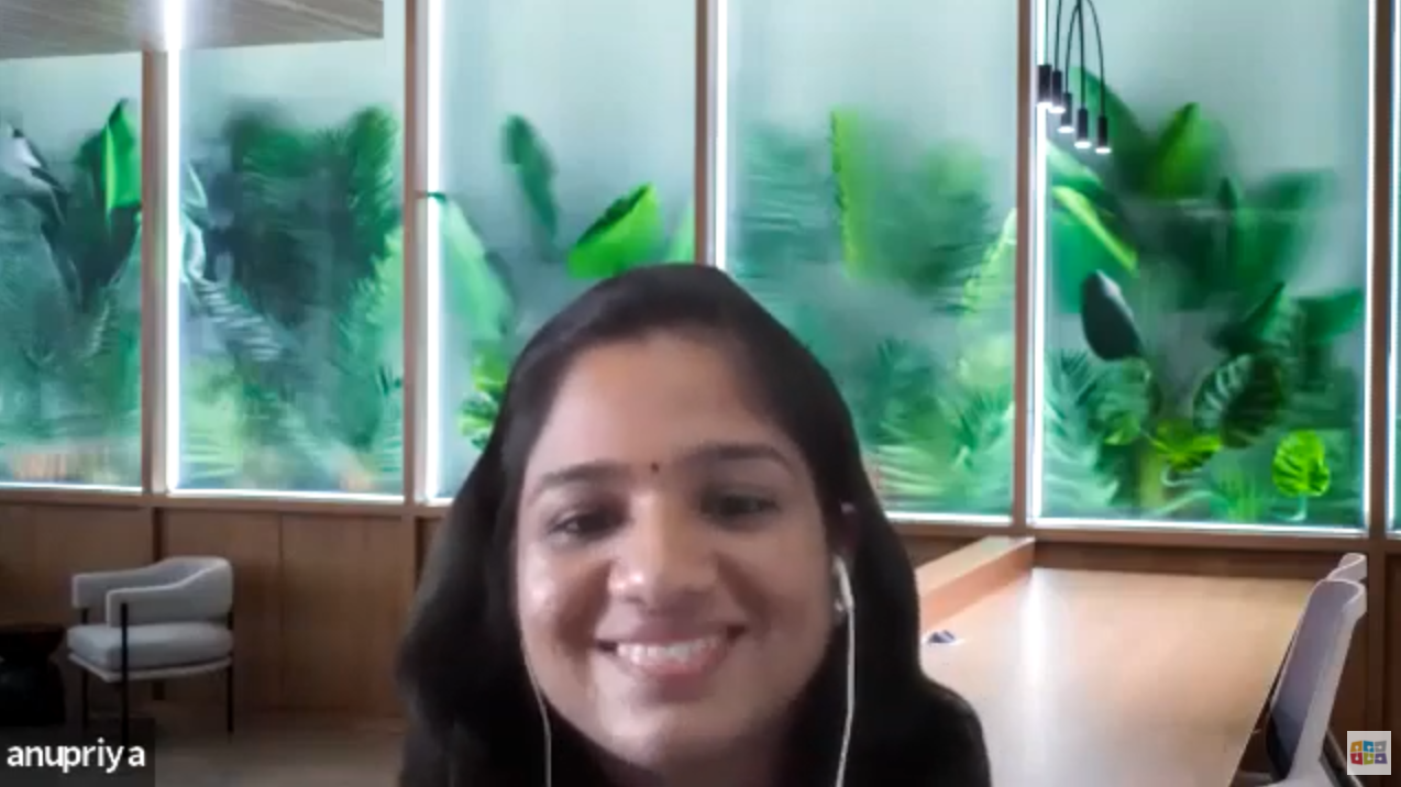 Anupriya Prasanna secured a job as Junior Test Analyst