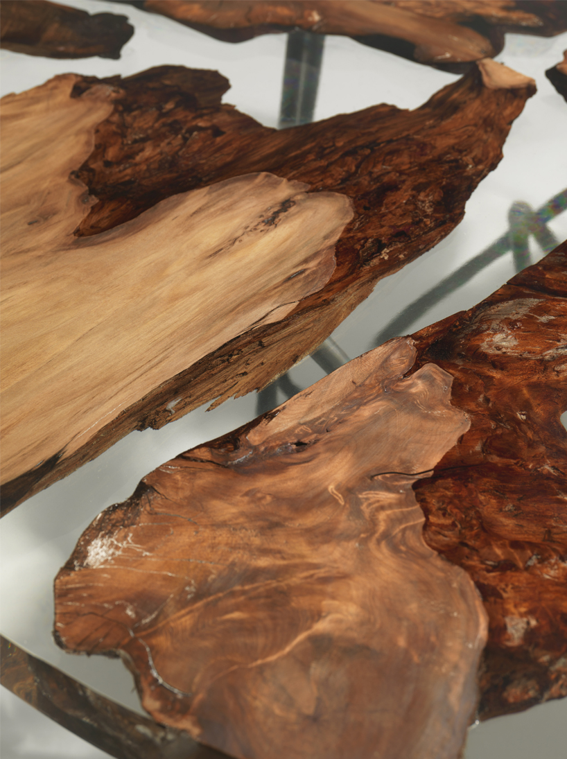Earth Table Features 50,000 YearOld Floating Kauri Wood From New