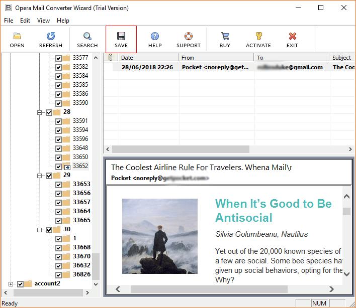 Opera Mail Converter to Extract or Migrate Opera Mail MBS File