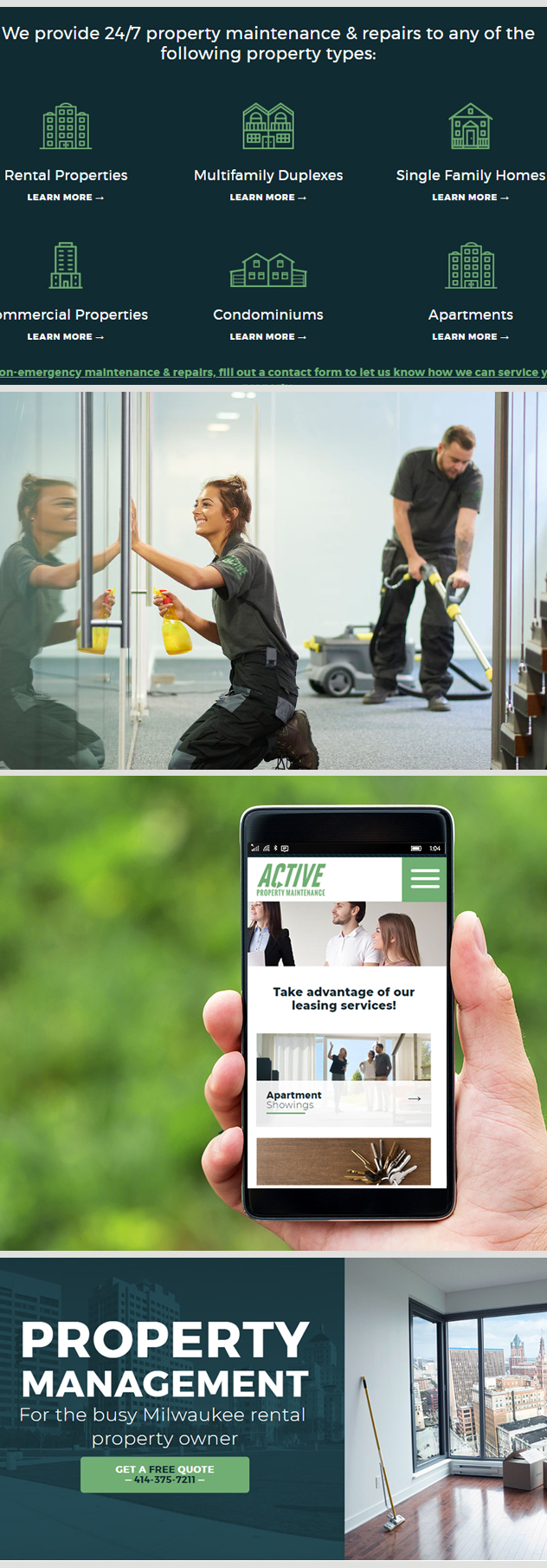 Active Property Maintenance  Developer Property Management Company