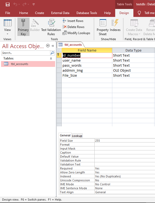 Upload Image and MS Access Tutorial and Source code