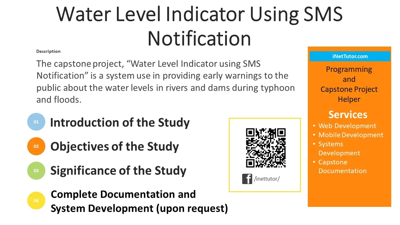 Water Level Indicator with SMS Free Capstone 2024