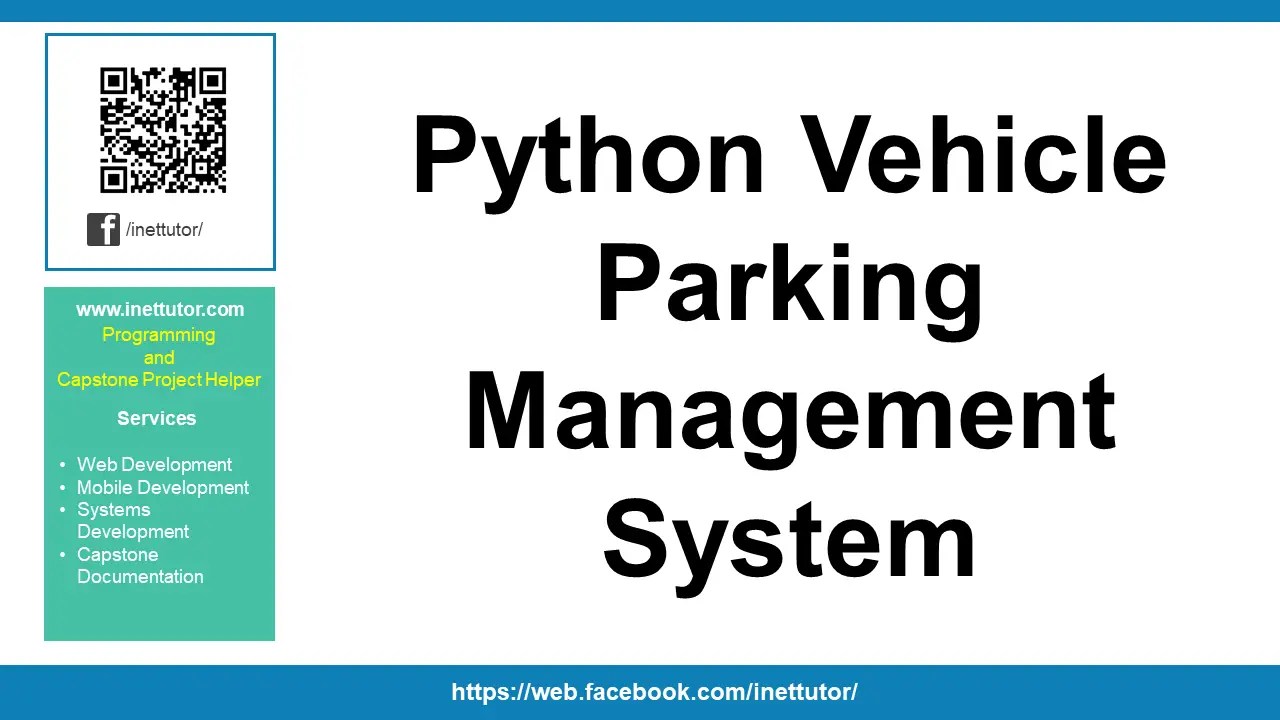 Python Vehicle Parking Management System Free Source code 2024