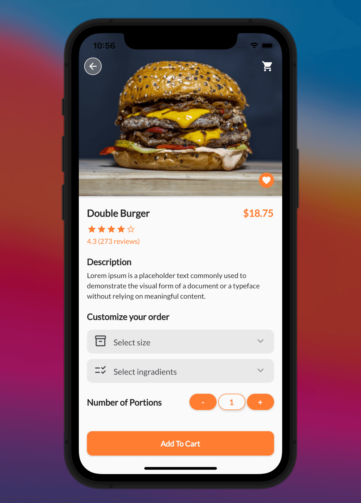 Food Ordering App in Flutter Free Source Code Free Project Ideas 2024