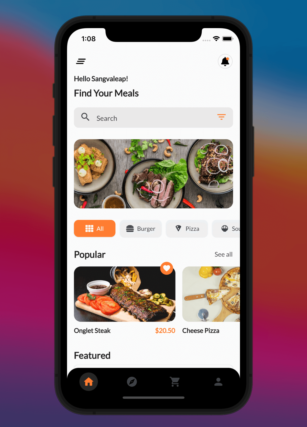 Food Ordering App in Flutter Free Source Code Free Project Ideas 2024