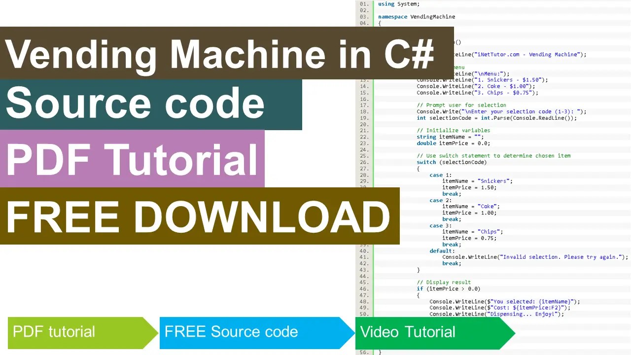 Vending Machine in C