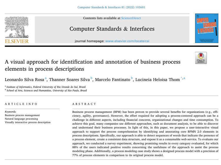Accepted paper for Computers Standards & Interfaces Prof. Dr