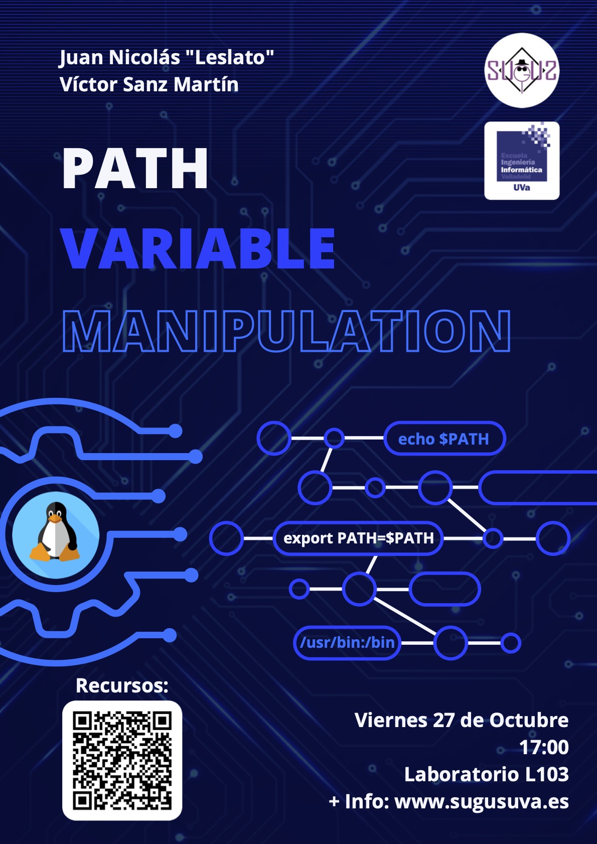 Talleres de Sugus ‘Linux Bash Basics’ y ‘Path Variable Manipulation