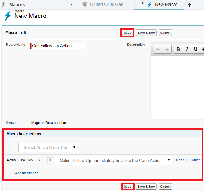 Implementing Macros in Salesforce InfallibleTechie