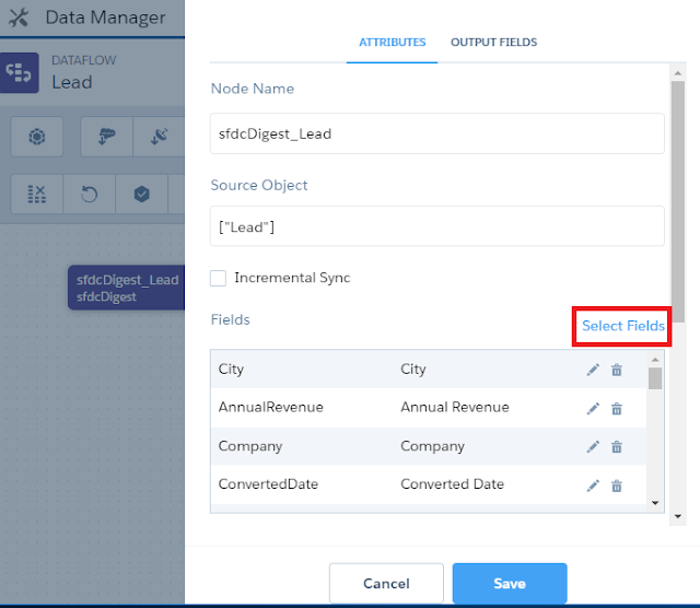 How to add fields to existing Salesforce object dataset in Analytics