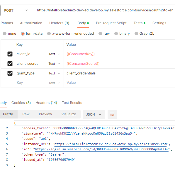 Salesforce OAuth 2.0 Client Credentials Flow to get Access Token InfallibleTechie