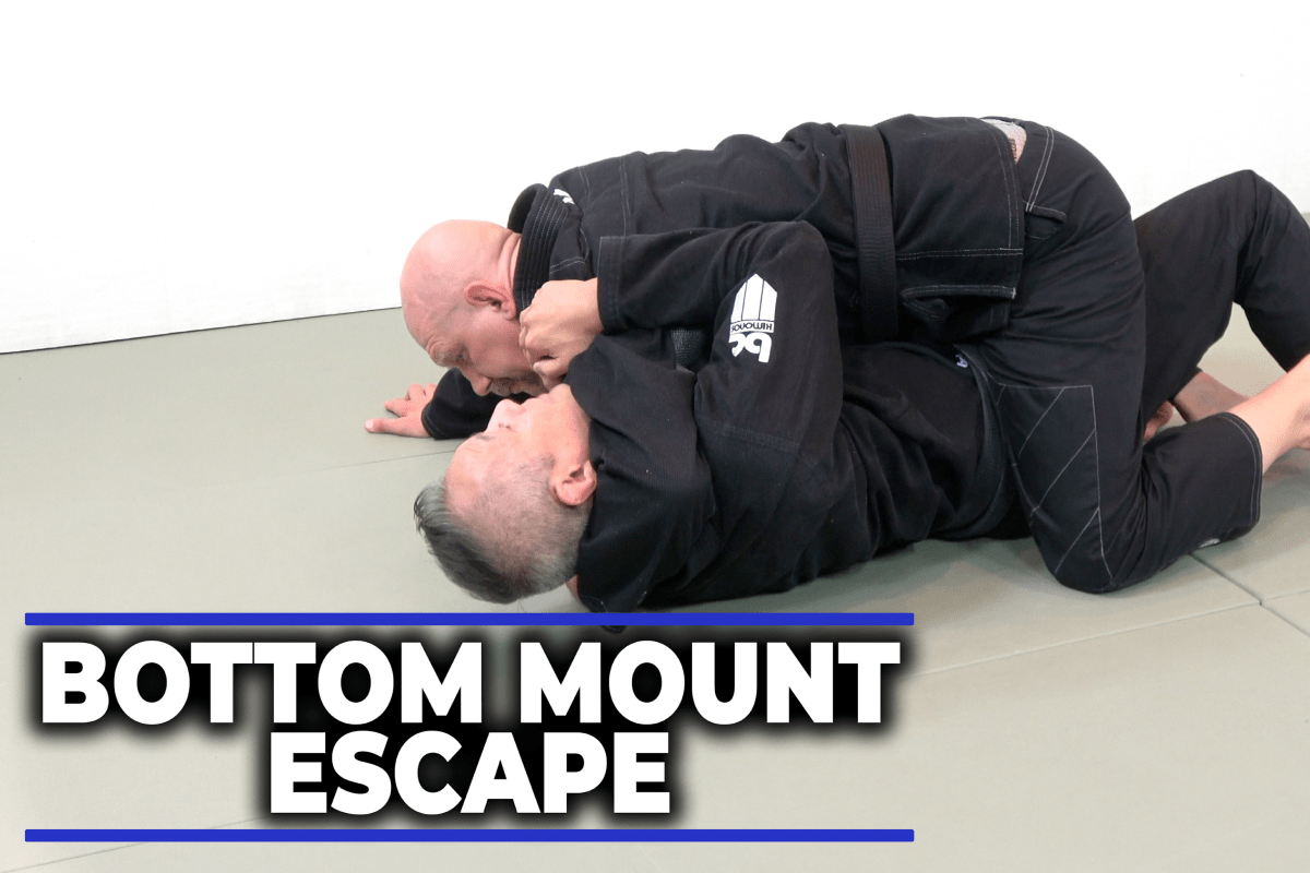 Learn the Bottom Mount Escape BJJ tutorial from InFighting Burnaby