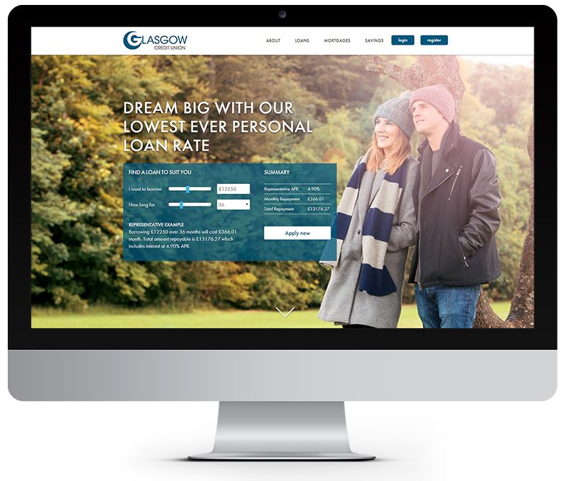 Glasgow Credit Union WordPress website design and development