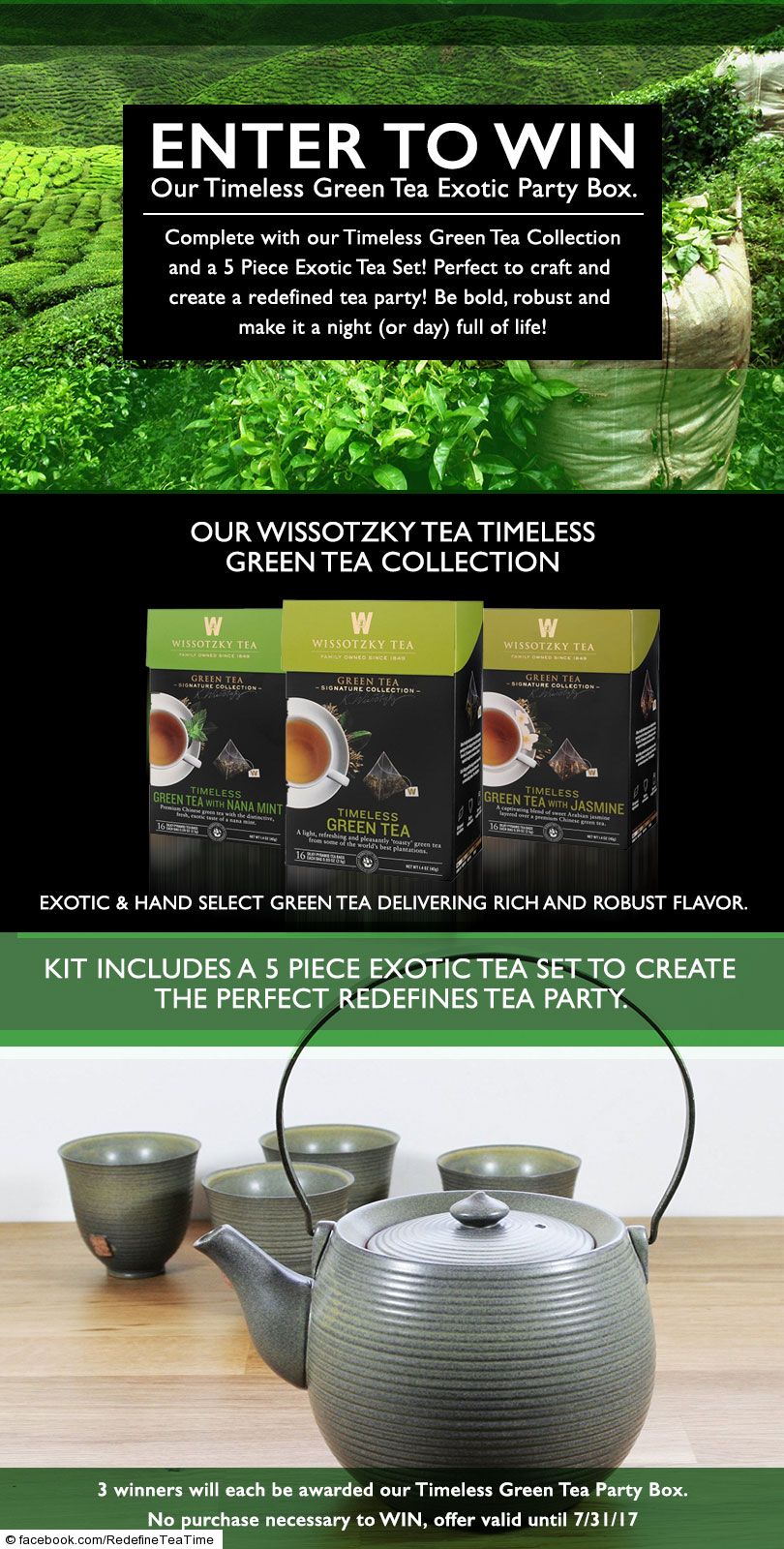 Wissotzky Tea « Green Tea Collection Party Box Sweeps « Infinite Sweeps