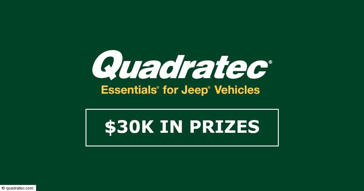Quadratec & Bestop 2020 Jeep Gladiator Giveaway « Infinite Sweeps