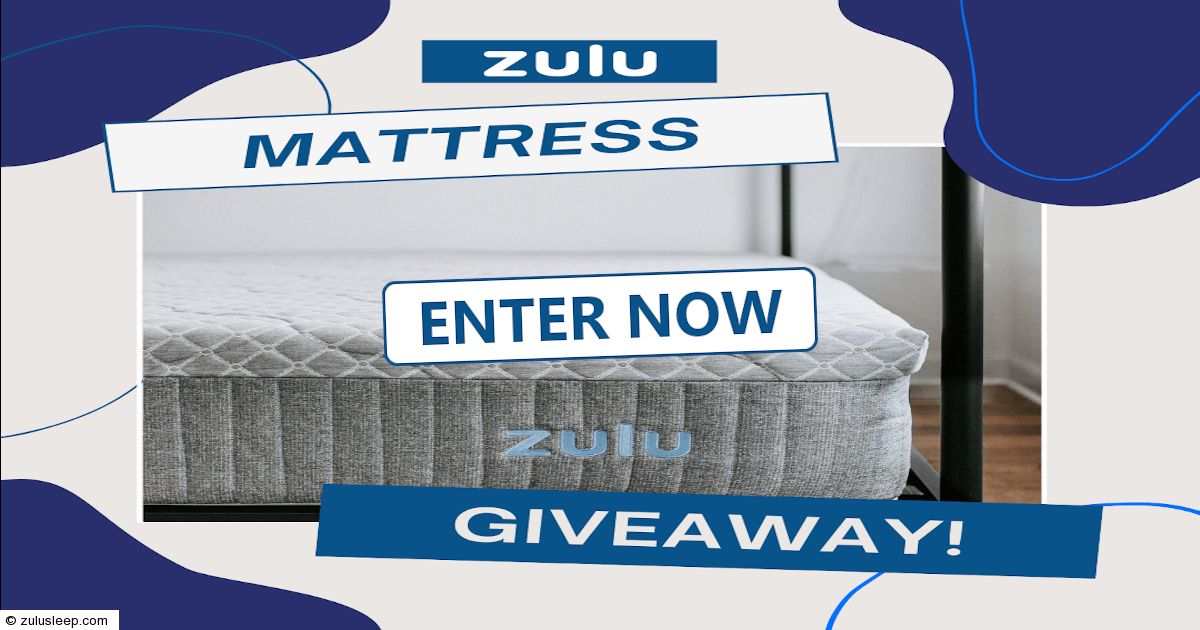 Zulu Sleep « Mattress Giveaway « Infinite Sweeps