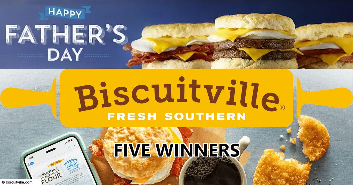 Biscuitville « Father's Day Giveaway « Infinite Sweeps