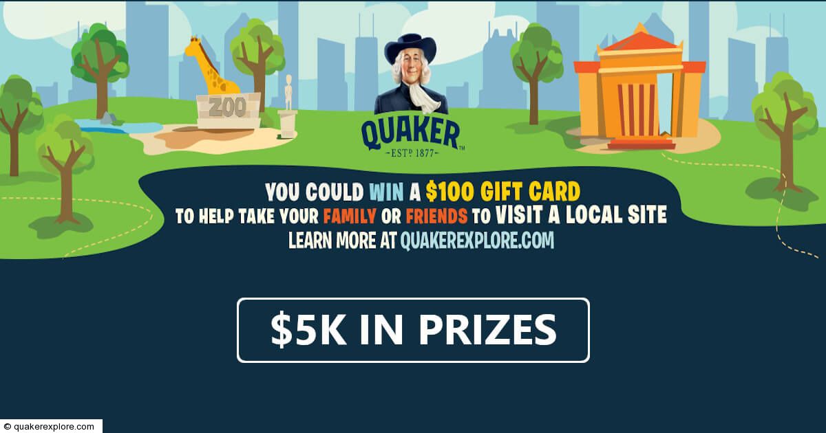 Quaker® « Museum Gift Card Promotion at JewelOsco « Infinite Sweeps