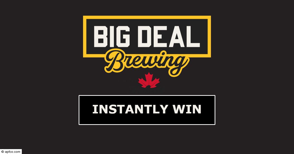 Big Deal Brewing Puck Drop Instant Win Sweepstakes