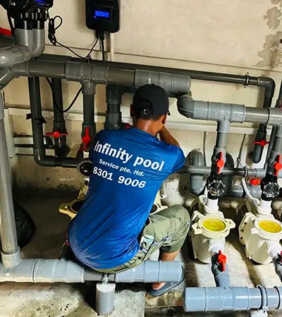 Swimming Pool Pump Repair & Replacement in Singapore - Infinity Pool