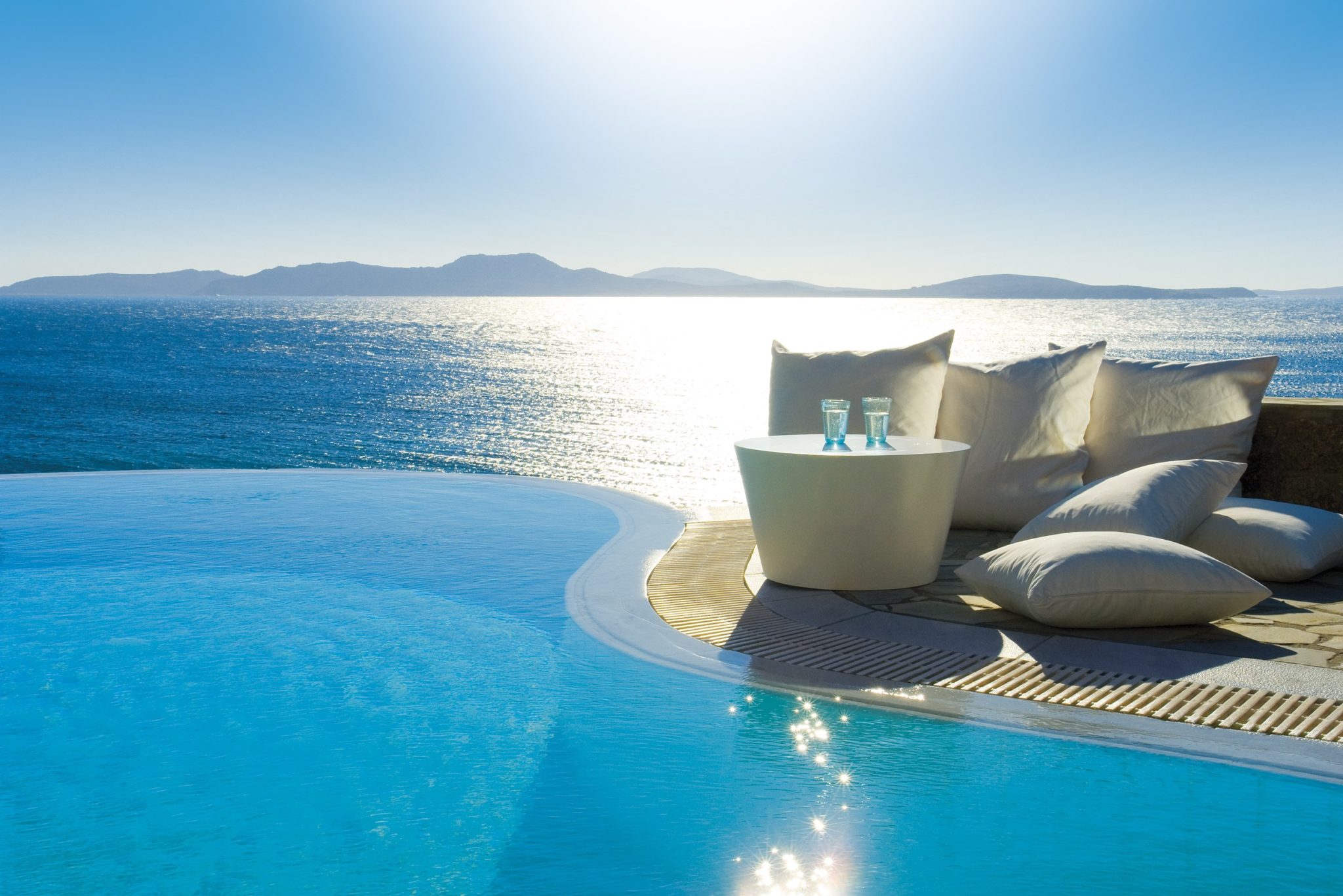Mykonos Grand Hotel and Resort, Greece Infinity Pools