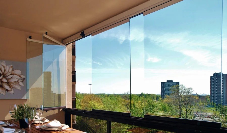 Infi Window System Frameless Glass Balcony Windows & Doors Unfold