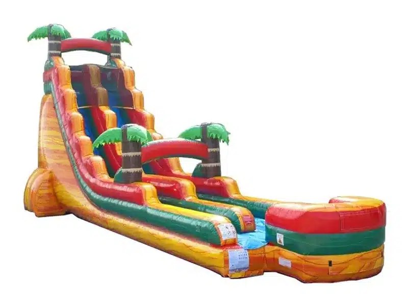 Fire Marble Inflatable Slide Inflatable Slide and Bounce House Rental