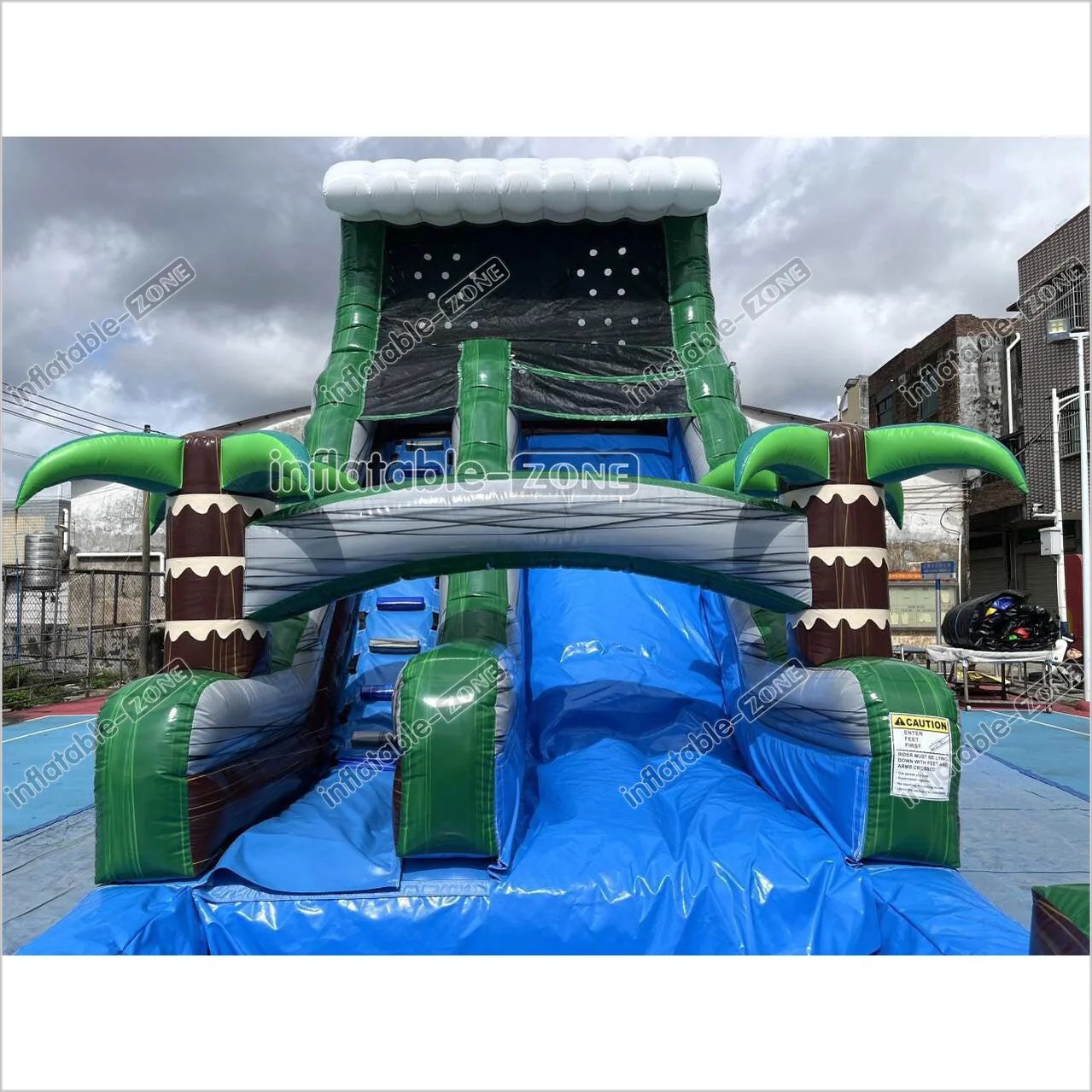 Outdoor Fun Water Slide Jumpers Near Me Emerald Crush Tsunami Inflatab