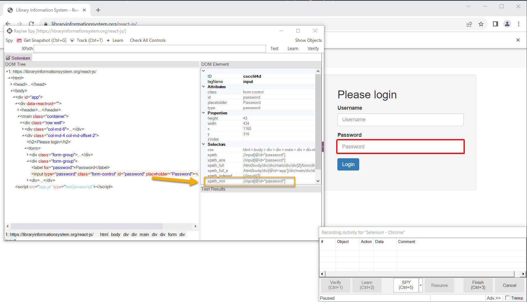 Custom Attributes for XPath Generation in the Rapise  Sp KB310