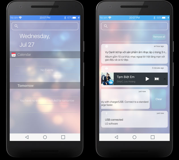 3 Applications Android pour personnaliser la barre d'état