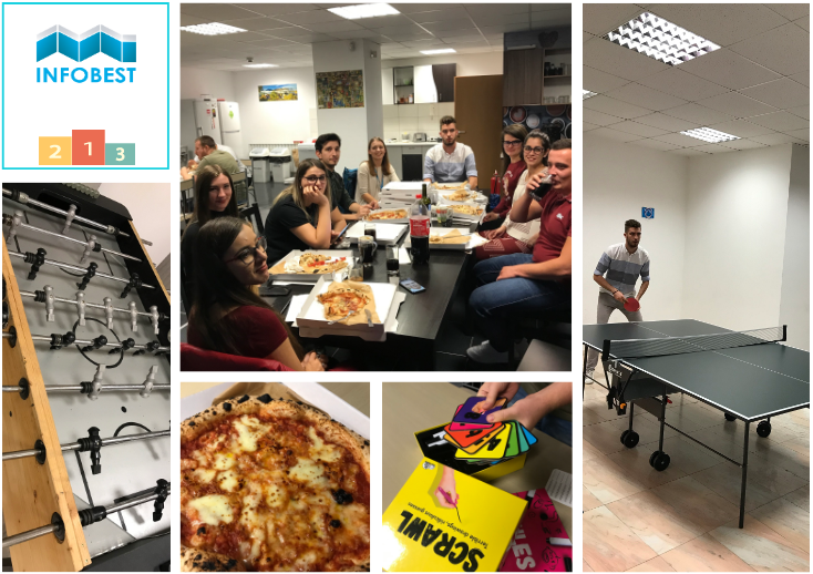 Fun Friday at the office Games Night Infobest Software Outsourcing