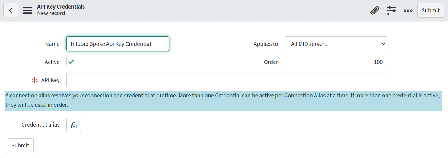 ServiceNow messaging