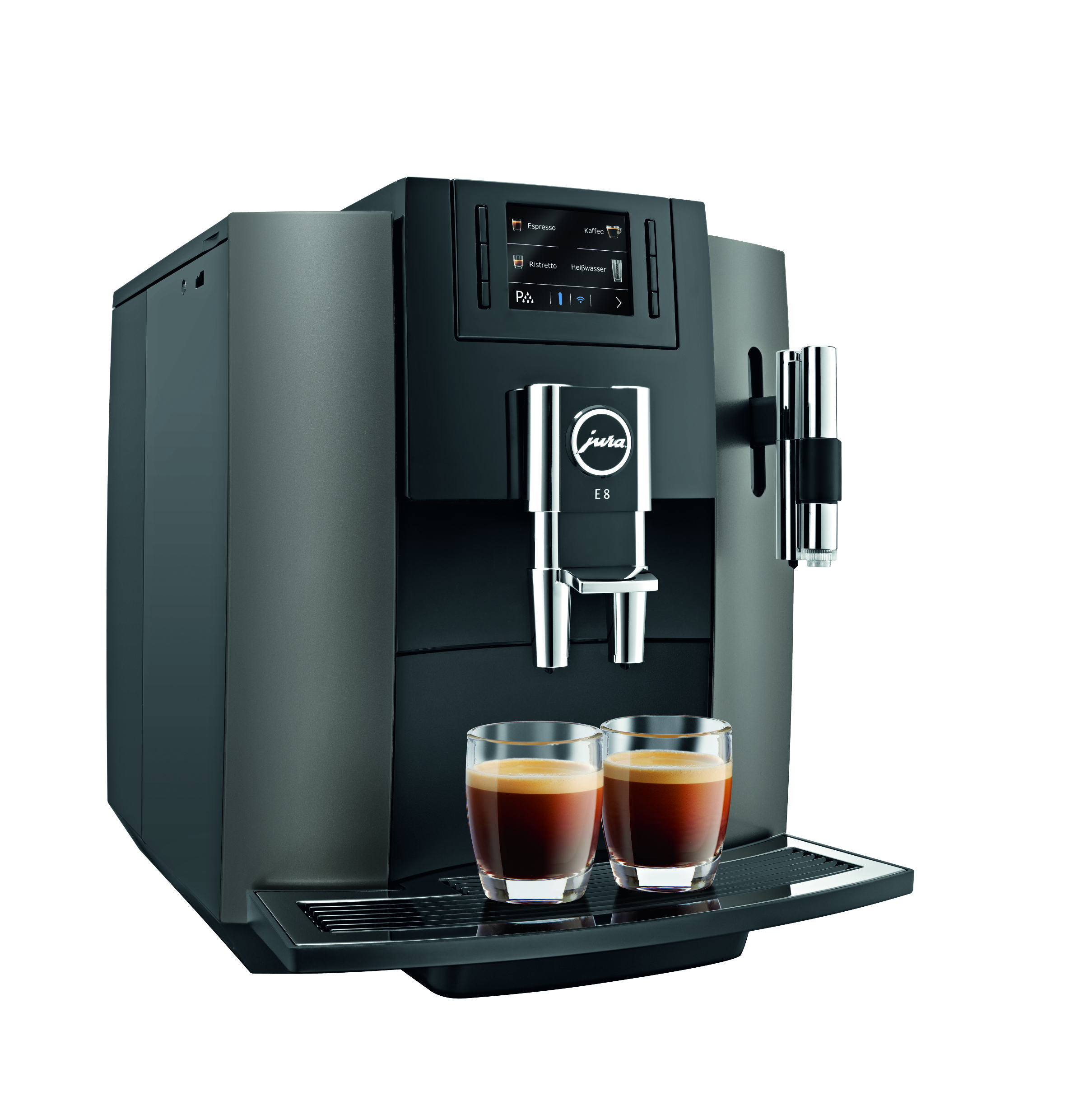 JURA Kaffeevollautomat E8 Dark Inox Dark Inox